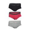 MEN BASIC COTTON BRIEFS (3PCS/1PACK)