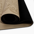 Activa Unisex PU - Yoga Mat (Light Brown Pattern) AP6114