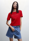 MANGO WOMEN T-SHIRT QUOI-70