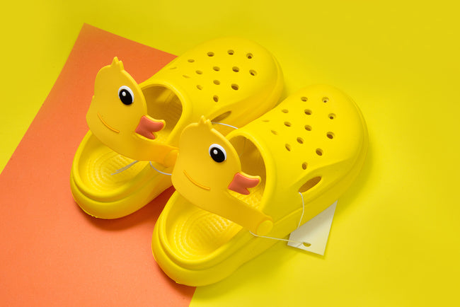 1NOM Duck Children's Clog Sandals - 200MM - Yellow