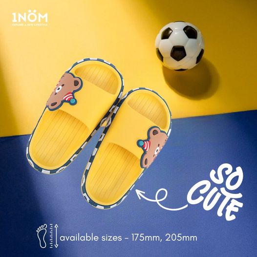 Bear Children's Slides - 27/28 - 175mm - Yellow