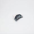 1NOM Dumpling-shaped Hair Claw 9cm - Black & White