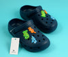 1NOM Dinosaur Boy's Sandals - Navy Blue