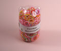 1NOM Disposable Hair Tie with Bear Ear Hamburger Box - Colourful