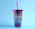 1NOM Double-layer Scale Tumbler with Straw