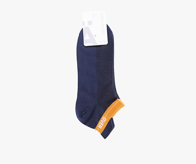 1NOM OVER Heel Tab Men's Socks - 2 Pairs - Sapphire