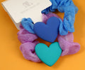 1NOM Simple Stylish Heart Hair Tie - 2 Pcs - Style B