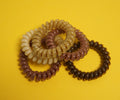 1NOM Boxed Spiral Hair Tie - 5 Pcs