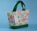 1NOM Print Colour Block Lunch Bag - Green