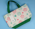 1NOM Print Colour Block Lunch Bag - Green