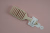 1NOM Cream Curved Hair Brush