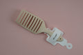 1NOM Cream Curved Hair Brush