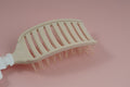 1NOM Cream Curved Hair Brush