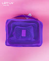 1NOM Travel Storage Bag Set - 5 Pcs - Purple