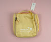 1NOM Memory Fabric Print Travel Toiletry Bag - Yellow