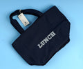 1NOM Simple Letters Heat Preservation Lunch Bag - Blue