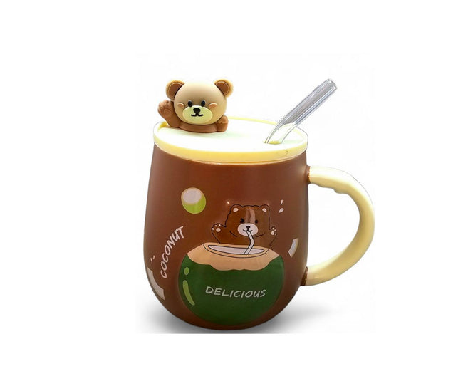 1NOM Bear Mug with Straw