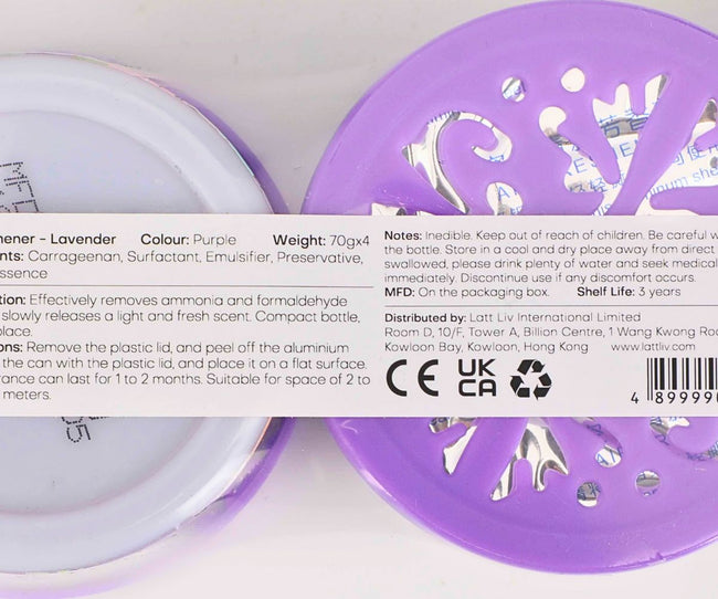 1NOM Air Freshener - Pack of 4 - Lavender