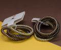 1NOM Metallic Spiral Hair Tie - 4 Pcs