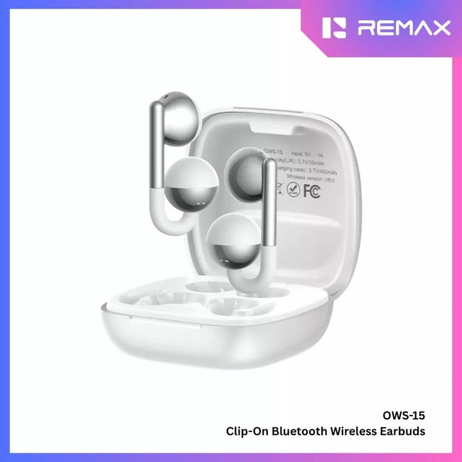 REMAX - OWS-15 Clip-On Bluetooth WIreless Earbuds