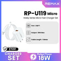 REMAX - RP-U119 Micro Kiddy Series Fast Charger Set (18W)