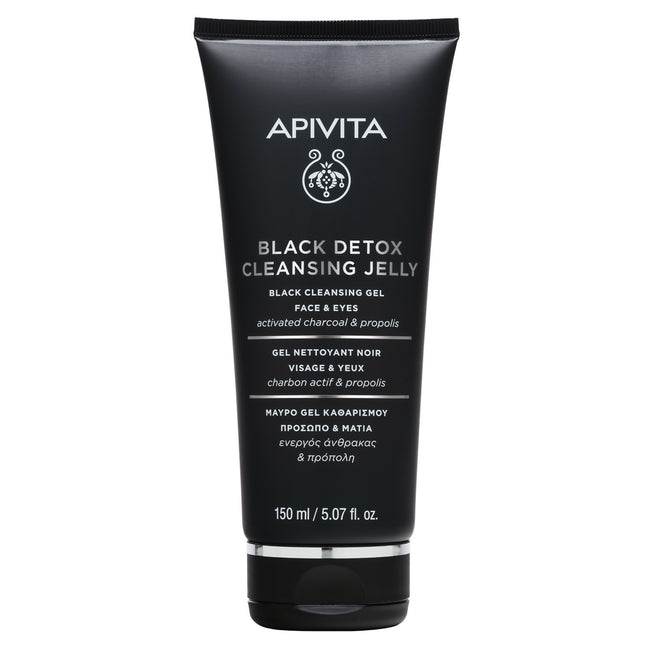 APIVITA Black Detox Face and Eyes Cleansing Jelly 150ml