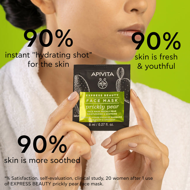 APIVITA Face Mask Prickly Pear 2x8ml
