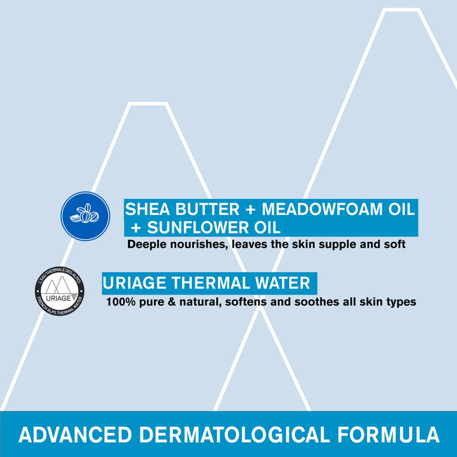 URIAGE Cleansing Cream for Sensitive Skin 200ml ( Exp; 1/27 )