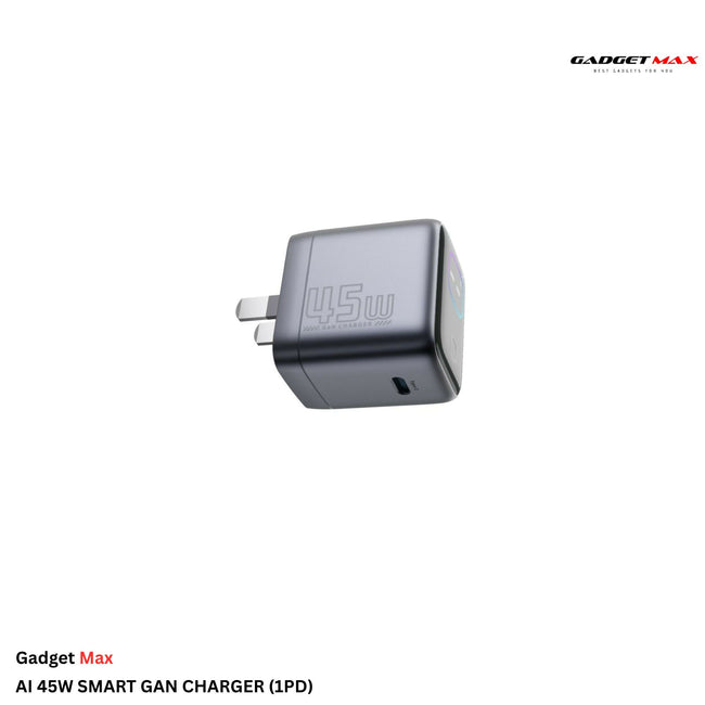 GADGET MAX - AI 45W (1PD) Smart GAN Charger