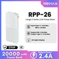 REMAX RPP-26 Lango 2 Series 20000mAh Fast Charging Power Bank(2.4A)