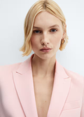 Bold Confidence : Pink Blazer Suit Outfit