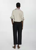 MANGO WOMEN TROUSERS LINEN