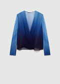 MANGO WOMEN SKY BLOUSE