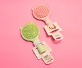 1NOM Hair Brush Comb Multiple Styles Green Abs Nylon Hairbrush