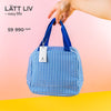 1 NOM Check Lunch Bag - Blue