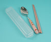 1NOM Ceramic Spoon & Chopsticks Portable Cutlery Set