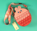 1NOM Decompression Cartoon Rabbit Cross-body Bag