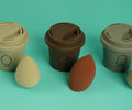 1NOM Coffee Cup Makeup Sponge Blender Set