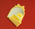 1NOM Jiwuu Family Portable Comb & Mirror Set - Yellow