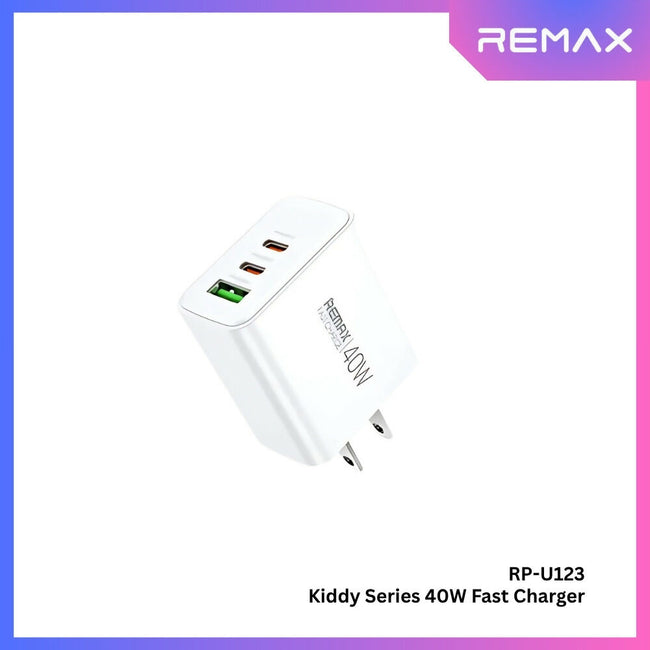 REMAX - RP-U123 Kiddy Series PD+QC Fast Charger (40W)