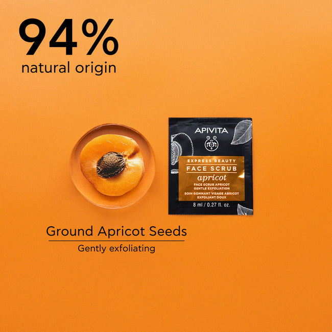 APIVITA Face Scrub Apricot 2x8ml