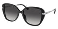 BOLD By BLAZON - Matte Black Sunglasses with Dark Grey Gradient lenses (Flatiron MK2185BU 30058G 54) by MICHAEL KORS