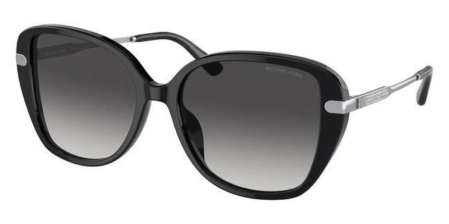 BOLD By BLAZON - Matte Black Sunglasses with Dark Grey Gradient lenses (Flatiron MK2185BU 30058G 54) by MICHAEL KORS