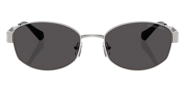 BOLD By BLAZON - Silver (189387) Sunglasses with Dark Gray Solid lenses (Monte Carlo MK1161 189387 56) by MICHAEL KORS