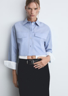 MANGO WOMEN SHIRT CONTRAST-50