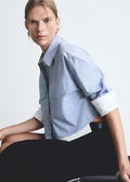 MANGO WOMEN SHIRT CONTRAST-50