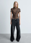 MANGO WOMEN T-SHIRT LEO-30