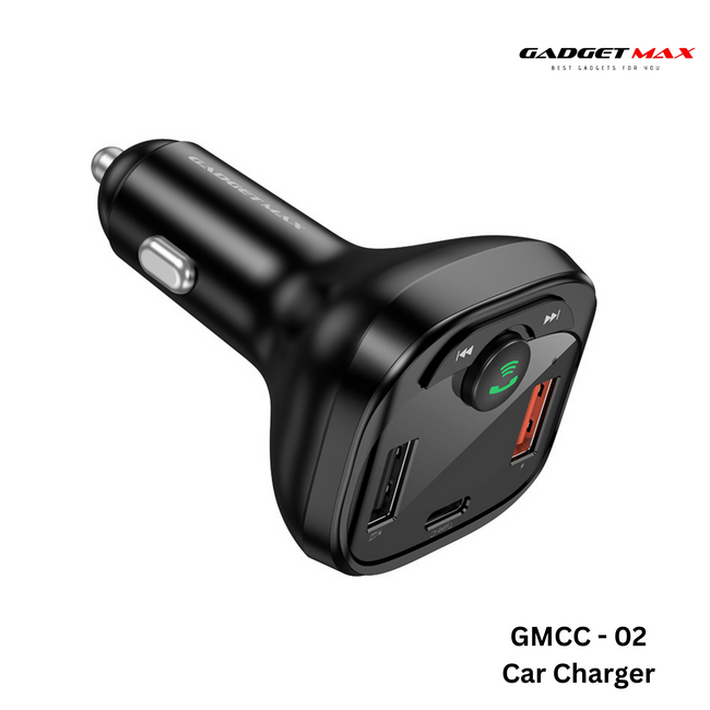 GADGET MAX - GMCC-02 45W FM Transmitter Car Charger