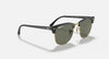 BOLD By BLAZON -  Black On Arista (W0365) Sunglasses with G-15 Green lenses (RB3016 W0365 51) by Ray-Ban