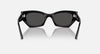 BOLD By BLAZON - Black (667787) Sunglasses with Dark Gray lenses (Zena RB4430 667787 52) by Ray-Ban